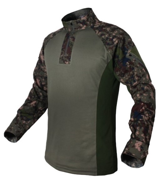 컴벳셔츠란 땀을 흡수하고 빨리 마르게 하는 흡한속건성 소재를 몸통 앞판과 뒷판에 사용한 기능성 전투복이다. 사진=방위사업청