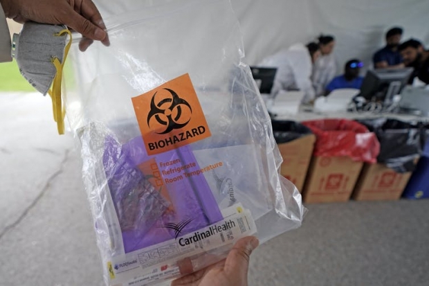 코로나19 진단 키트.(사진=AP 연합뉴스)