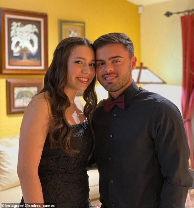 앤드리아 캠프스(왼쪽)는 남자친구인 세르히오 버벤이 운동화를 직거래하는 현장에 따라나갔다가 총격을 받고 사망했다.(사진=인스타그램)