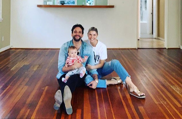 미국 브로드웨이 스타 닉 코데로와 아내 아만다 클루츠, 아들의 모습./사진=아만다 클루츠