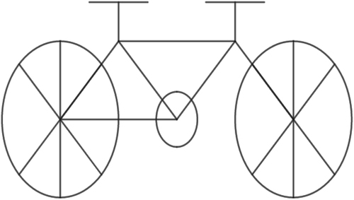 실제 시뮬레이션에 쓰인 2D 버전의 아광속 자전거
