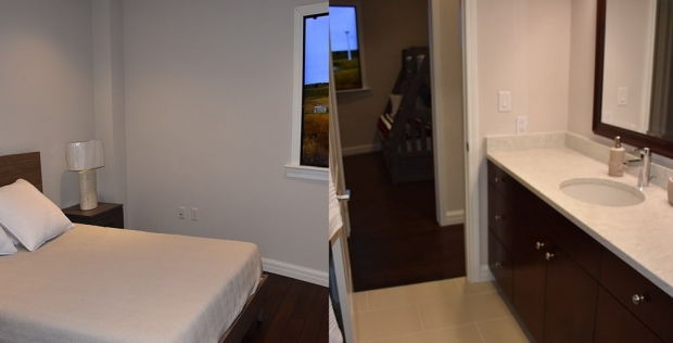 서바이벌 콘도 내부 숙소와 화장실