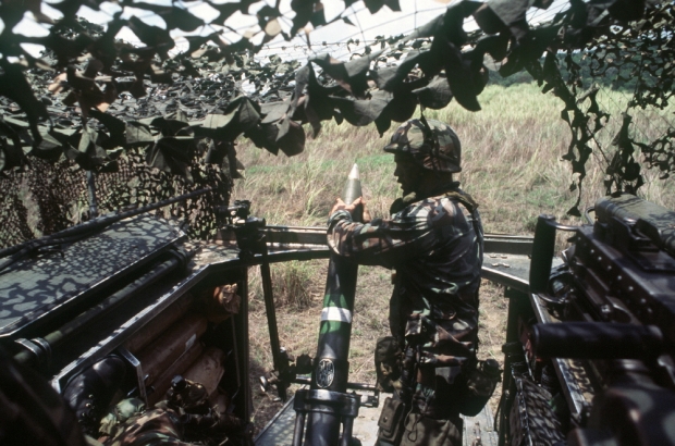 우리나라는 1970년대 중반부터 미국산 4.2인치 박격포 M30을 국산화한 KM30을 만들어 운용했다. (사진=미 육군)