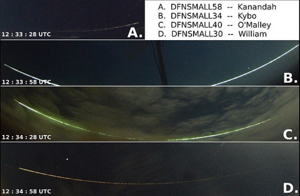 2017년 호주 상공에서 지구 대기를 스친 뒤 다시 우주로 날아간 소행성이 목격됐다.