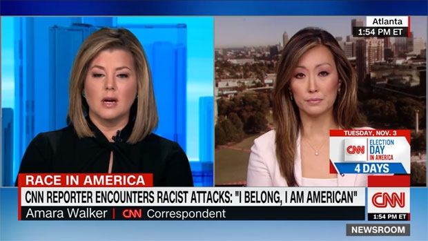 CNN애틀랜타는 지난달 30일(현지시간) 자사 앵커의 인종차별 피해를 비중있게 다뤘다. 30일 CNN과의 인터뷰에서 워커는 “지금 생각해도 몸이 부들부들 떨린다”며 관련 내용을 소상히 전달했다./사진=CNN