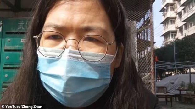 장잔 기자는 허위 사실을 유포한 혐의로 최고 5년의 징역형에 처해질 수 있는 것으로 전해졌다.(사진=장잔/유튜브)