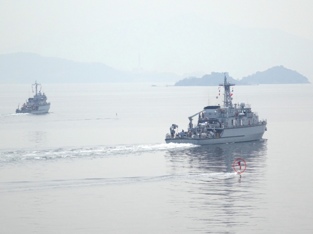 그 동안 해군은 소해함, 기뢰탐색함등에 설치된 소나를 활용하거나 폭발물 처리 대원이 직접 육안으로 기뢰를 탐색해 왔다. 사진=김대영 