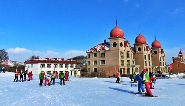 중국 헤이롱장성에 있는 아시아 최대 스키 리조트
