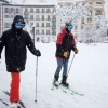 스페인도 50년만의 대폭설, 출근길 12시간 고립…스키 타고 집으로