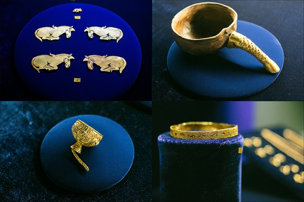 아르잔 2호 고분에서 나온 부장품.