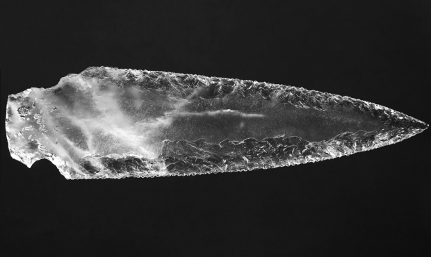 수정 단검 검날 부분의 길이는 약 21㎝에 달한다.(사진=미겔 앙헬 블랑코 데라루비아) 수정 단검 검날 부분의 길이는 약 21㎝에 달한다.(사진=미겔 앙헬 블랑코 데라루비아)