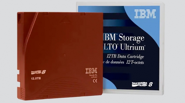 IBM의 12TB 자기 테이프 카트리지