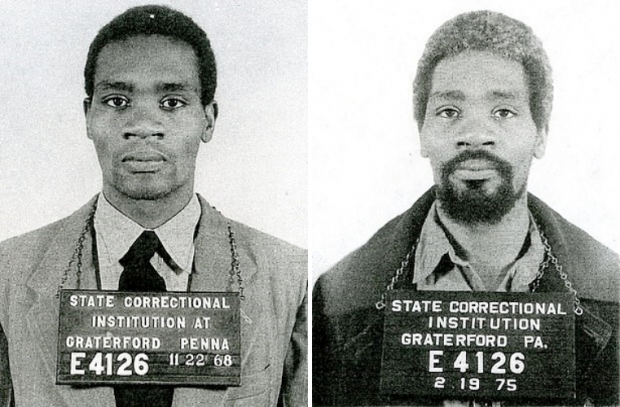 사진 왼쪽은 1968년, 오른쪽은 1975년 촬영된 머그샷