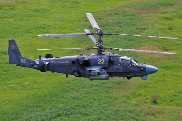 Ka-52 공격헬기는 100여대가 넘게 생산되어 러시아 해공군 그리고 이집트 공군에서 운용되고 있다. 사진=러시안 헬리콥터
