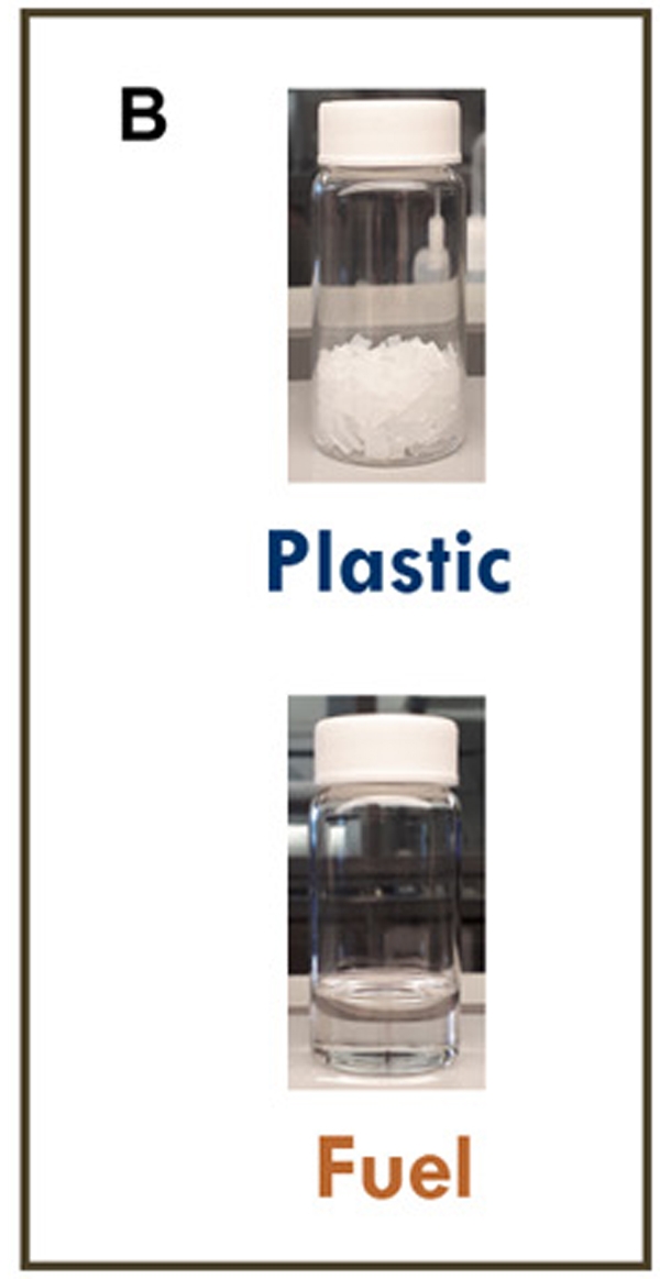 수소화분해 전후의 폴리올레핀