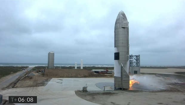 목표지에 무사히 착륙한 SN15의 모습