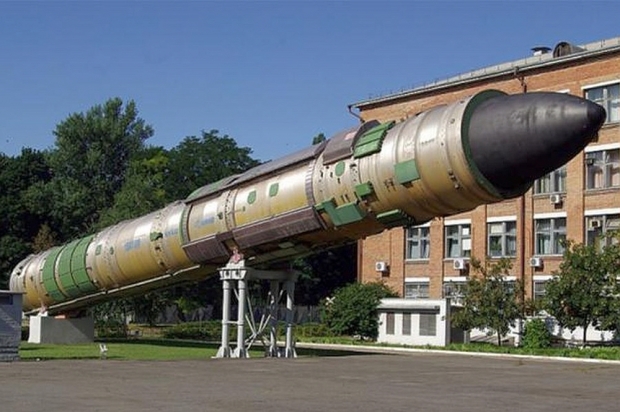 브예보다 대륙간탄도미사일의 탄두중량은 8톤 이상으로 10개의 다탄두 각개목표 재돌입체가 탑재된다. 사진=유즈노예 설계소