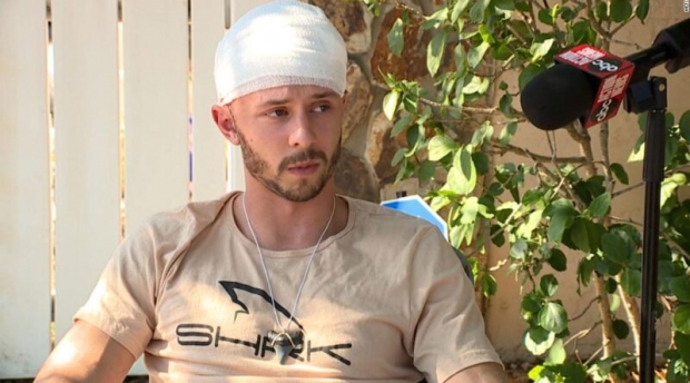 제프리 하임이 현지 방송사와 인터뷰하는 모습.(사진=ABC)