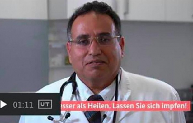 하마스 지지자 정황이 드러난 베를린의 한 의사.