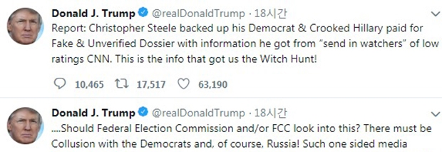  트럼프는 SNL과 지미 키멜을 처벌할 법적 근거를 찾아보라고 참모들을 들볶았다. 소식통이 “솔직히 걱정보다 짜증이 앞섰다”고 전했을 정도다. 시기적으로는 2019년 3월 SNL 재방송을 시청한 트럼프가 “연방선거관리위원회(FEC)와 연방통신위원회(FCC)가 이것을 조사해야 되는 것 아닌가?”라는 분노의 트윗을 날렸던 때와 맞물린다.