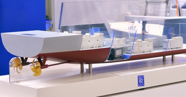 통합전기추진방식은 추진 계통을 포함하여 함정 전반에 소요되는 모든 동력을 전기로 공급하는 전기추진체계이다. 사진=롤스로이스