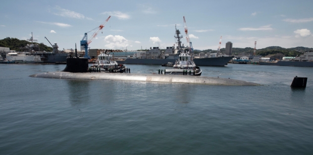 코네티컷함은 미 해군 공격원잠 가운데 최강 성능을 자랑하는 시울프급의 2번함으로 이례적으로 도쿄올림픽 기간 중 일본을 방문했다. 사진=미 해군