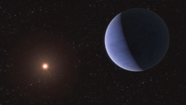 세 번째 행성 L 98-59d의 상상도.