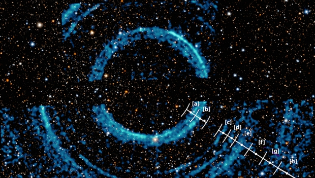 백조자리 V404의 고리들(X-ray: NASA/CXC/U.Wisc-Madison/S. Heinz et al.; Optical/IR: Pan-STARRS)