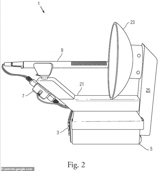 지향성 음향무기 AHAD의 구조를 나타낸 도면.(사진=NSWC)