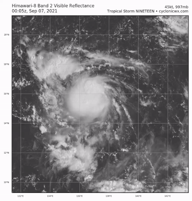 꼰선과 달리 찬투는 다음주쯤 대한해협에 북상할 가능성이 있다. 다만 아직 정확한 진로는 예측할 수 없다.
