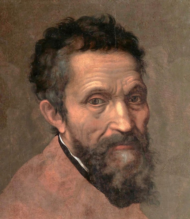 미켈란젤로의 초상화(사진=Attributed to Daniele da Volterra, Public domain, via Wikimedia Commons)