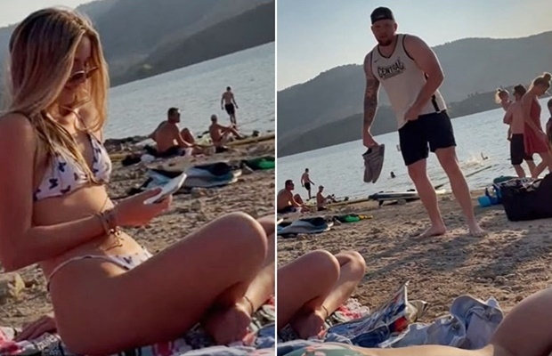 소녀들 10명에게 다가간 도른은 “옷을 왜 그렇게 입고 있느냐. 그냥 속옷”이라고 나무랐다. “어린아이들 눈도 좀 고려하라. 애들이 바로 눈앞에서 외설물을 볼 필요는 없다. 당신들은 그저 관능미를 과시하고 있는 것”이라고 질책했다.