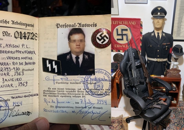 용의자의 집에서 발견된 나치 물품들. 사진=AFP 연합뉴스