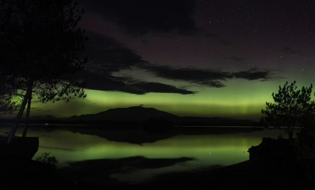 캐나다에서 목격된 오로라(북극광)