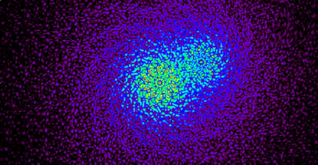 회절 렌즈를 장착한 톨리만 망원경으로 알파 센타우리 관측을 시뮬레이션한 이미지. 사진=Breakthrough Initiatives
