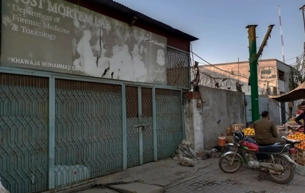 희생자의 시신이 안치된 장소 AP연합뉴스