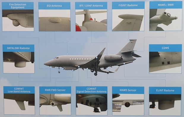 백두체계능력보강 1차 사업을 통해 도입된 신형 백두정찰기에는 북한의 핵과 탄도미사일 분석을 위해 피신트 즉 계기정보 정찰기능이 추가됐다. 사진=김대영