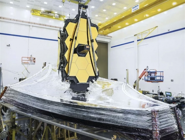 제임스웹 우주망원경의 실제 모습.(사진=NASA)