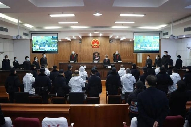 친즈저우 사건 공개 인민재판./사진=베이징청년보