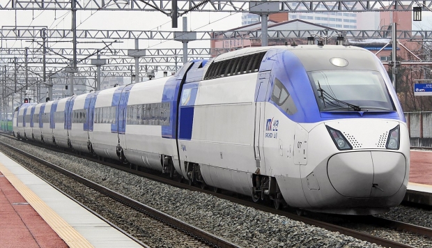 KTX 산천의 모습.(사진=Minseong Kim, CC BY-SA 4.0, via Wikimedia Commons)