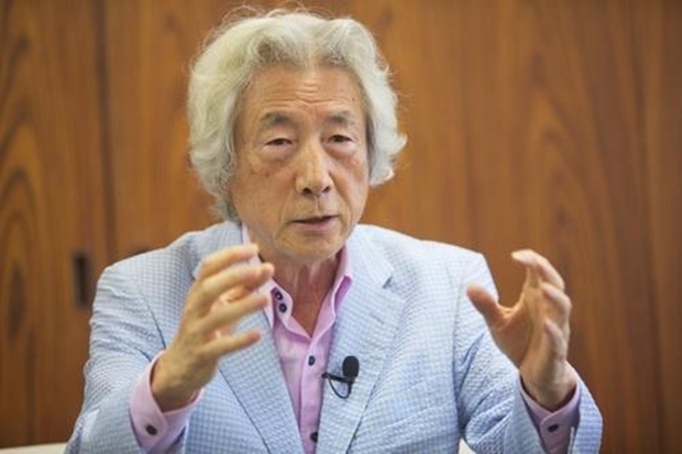 일본 원전 반대 활동가로 변신한 고이즈미 준이치로 전 총리./연합뉴스 자료사진