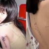 가수 현아, 과감한 상의 탈의 후 등에 새긴 타투 공개