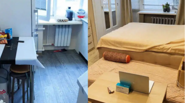 러시아 모스크바에서 유학 중이라는 한 중국인은 최근 급락한 루블화 가치 덕분에 현지에서 내집 마련에 성공했다는 내용의 영상을 중국 소셜미디어에 공유했다 출처=하오칸