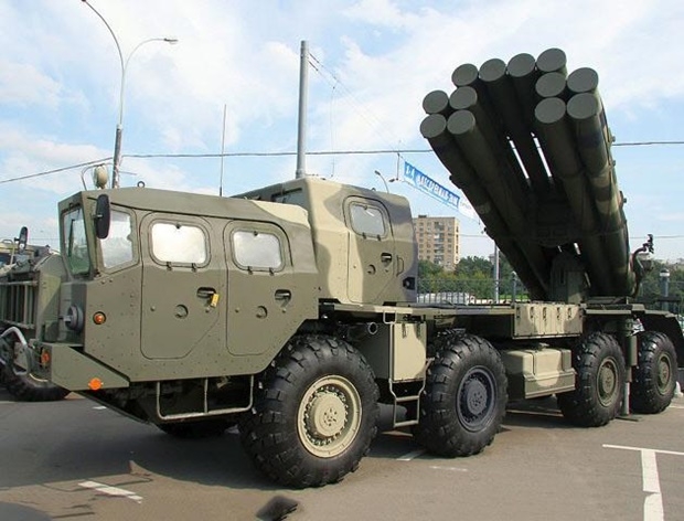 9A53-S 토네이도, 즉 300㎜ 토네이도-S는 기존 MLRS 9A52-2 스메르치 성능을 대폭 개량한 신형 체계다./출처=국방기술품질원