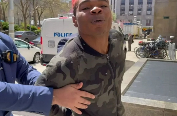 지난해 7월 네 살배기 여동생을 강간한 뒤 도주했다 붙잡힌 미국의 20대 남성. 현지시간으로 19일 경찰에 체포된 뒤 취재진을 향해 침을 뱉는 등 반성 없는 태도로 분노를 자아냈다