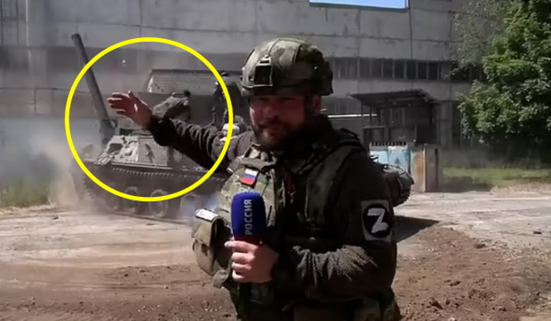 포착] 뉴스에 노출된 러 무기 파괴한 우크라軍…“러시아 기자, 땡큐”(영상)