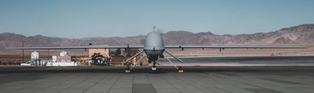 ‘그레이 이글’(MQ-1C)은 길이 8m, 날개폭 17m의 중·저고도 드론이다. / 미 해병대