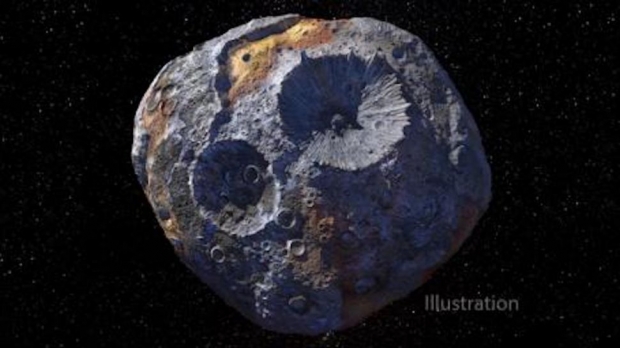 NASA 탐사선이 2026년 금속 소행성 프시케를 방문한다. NASA/JPL–Caltech/ASU   