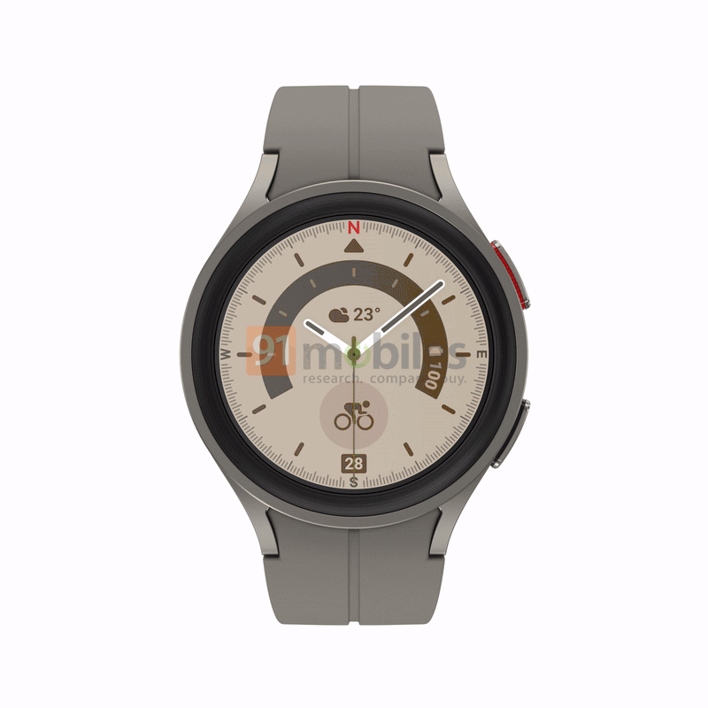 갤럭시워치5프로. 이미지=91mobiles