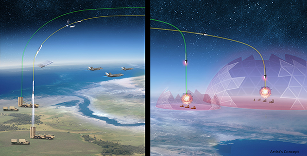 OpFires 미사일 운용 개념. 출처 DARPA  